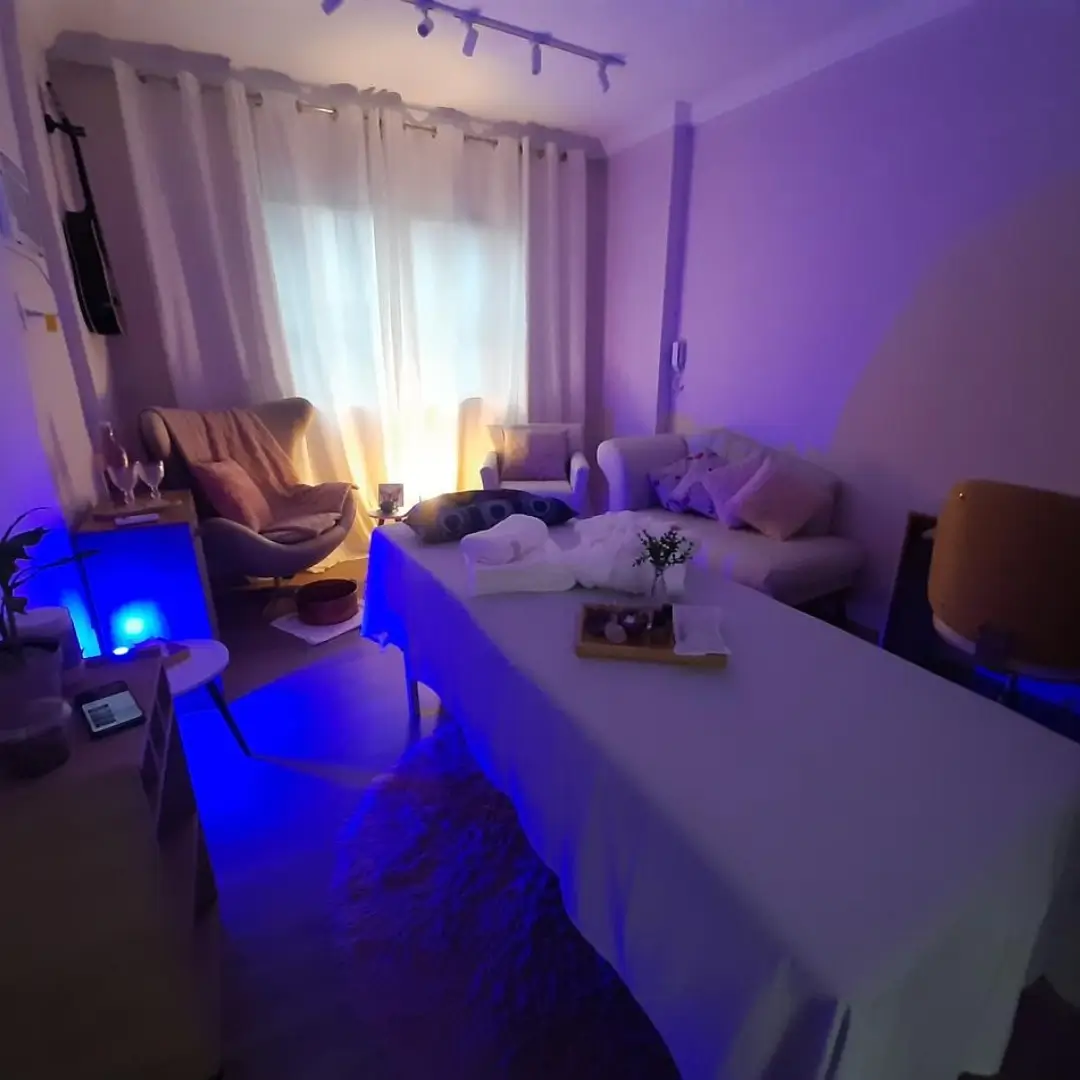 Ambiente relaxante para massagem